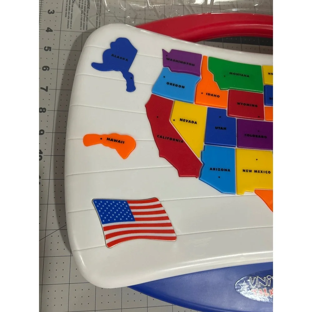 Tek Nek United States Talking Map Puzzle Educational Geography Toy Kids